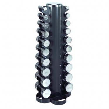 Marcy Dumbell Toren Inclusief Chroom Dumbells 14MASCL200